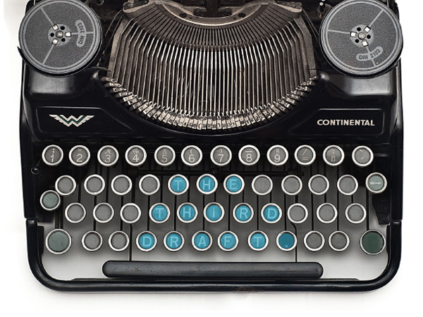 AP Hilton The Third Draft Cliche Typewriter Image