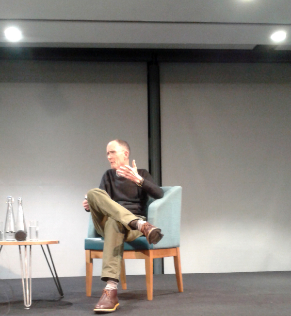 William Gibson on stage at the Bristol Festival Of Ideas 03/02/2020